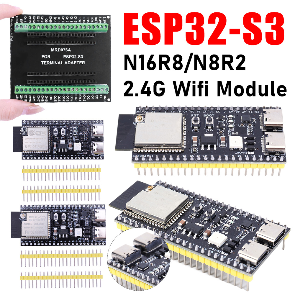 Esp32 S3 Development Board Lot - Płytka rozwojowa ESP32 S3 z zestawem