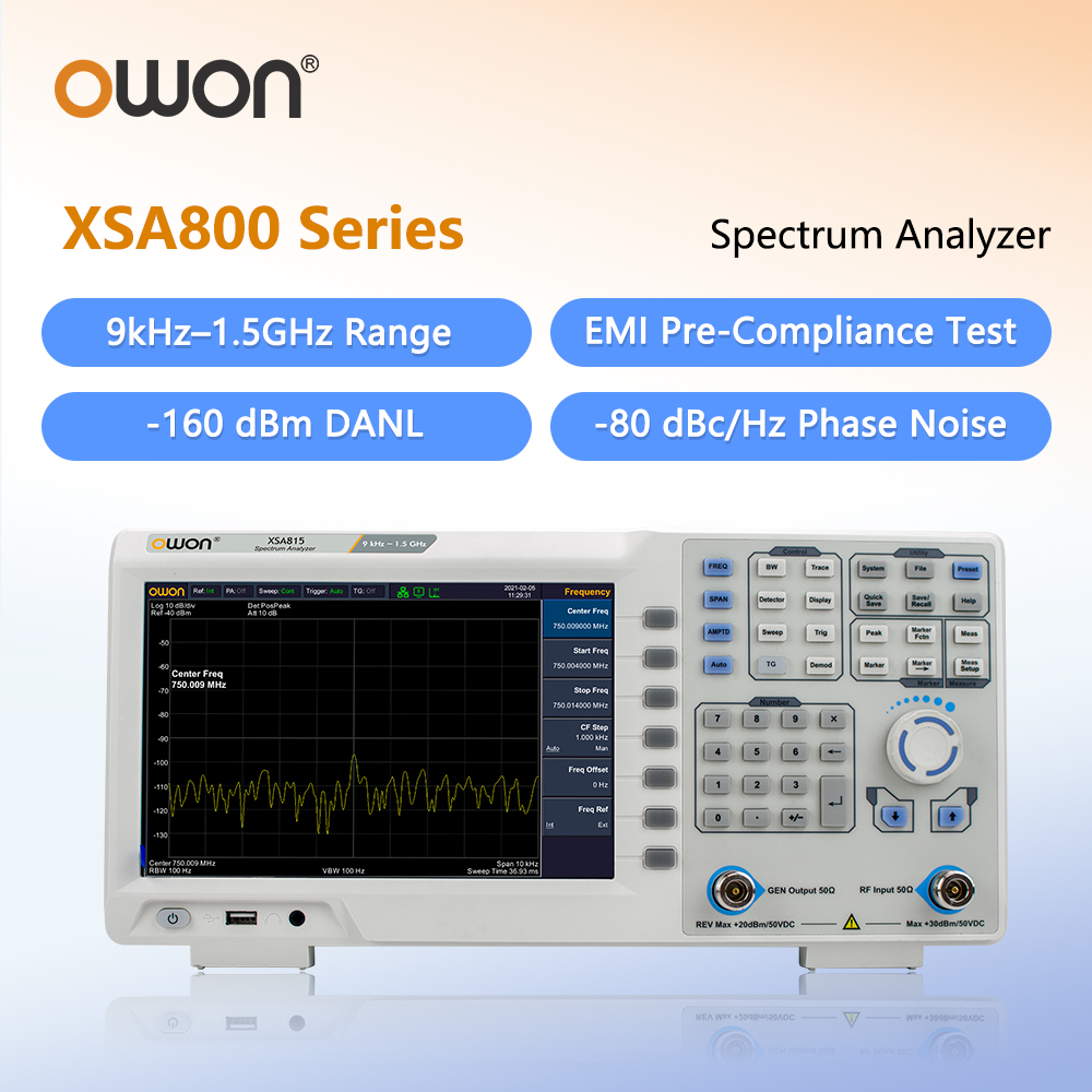 Signal Generator Spectrum Analyzer - Analizator Widma OWON z Generatorem Sygnału