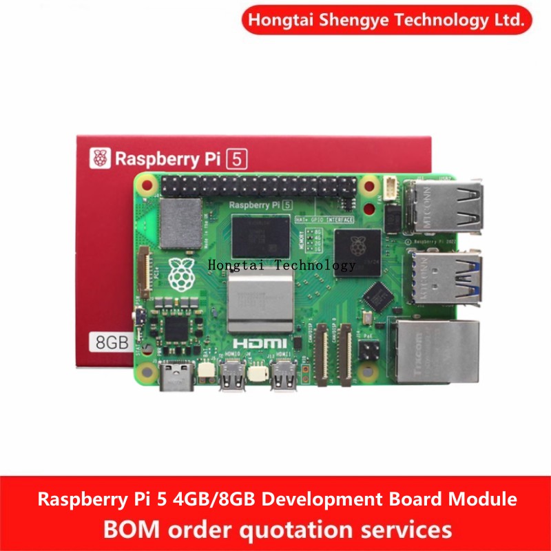 Raspberry Pi 5 8Gb Kit - Nowy oryginalny komputer pokładowy rozwoju Raspberry