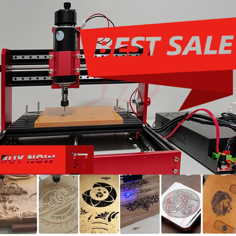 Mini Laser Engraver Cnc Router - Mini 3020 Kwadratowe Szyny Metalowe CNC