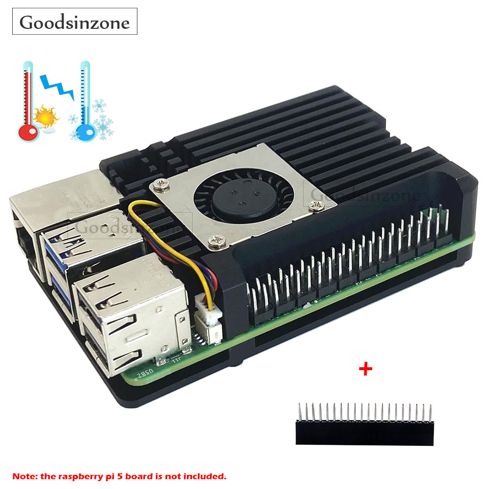 Raspberry Pi 5 8Gb Kit - Obudowa z aluminium do Raspberry Pi