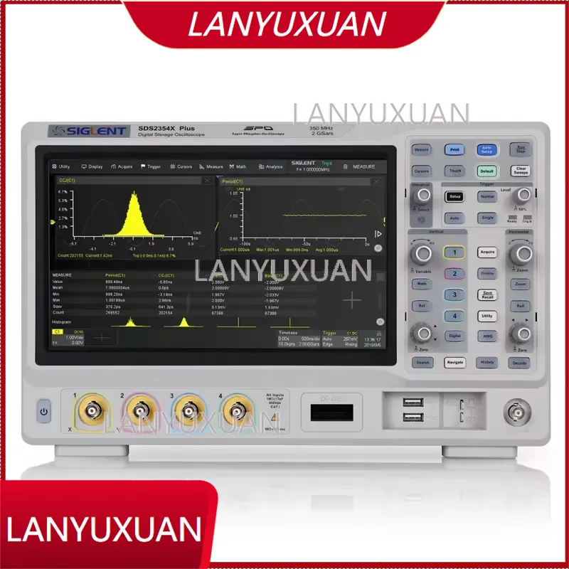 Digital Storage Oscilloscope 100Mhz - Oscyloskopy cyfrowe SDS2104XPLUS/SDS2204XPLUS/SDS2354XPLUS/SDS2504XPLUS o szerokości pasma