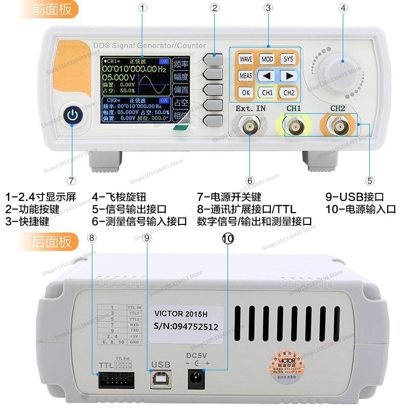 Generator sygnałów arbitralnyc – Function Arbitrary Waveform Generator recenzja i cena