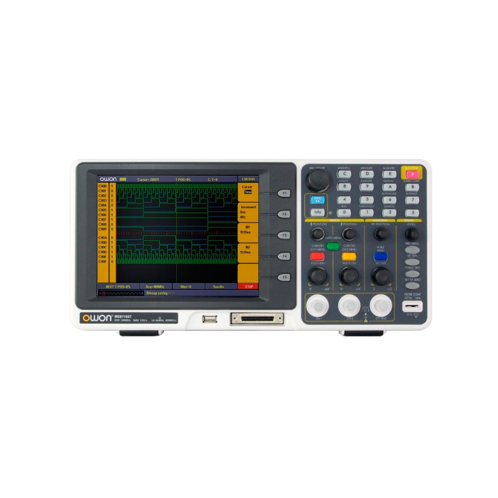 OWON MSO7102T Cyfrowy Oscylosk – Digital Storage Oscilloscope 100Mhz recenzja i cena