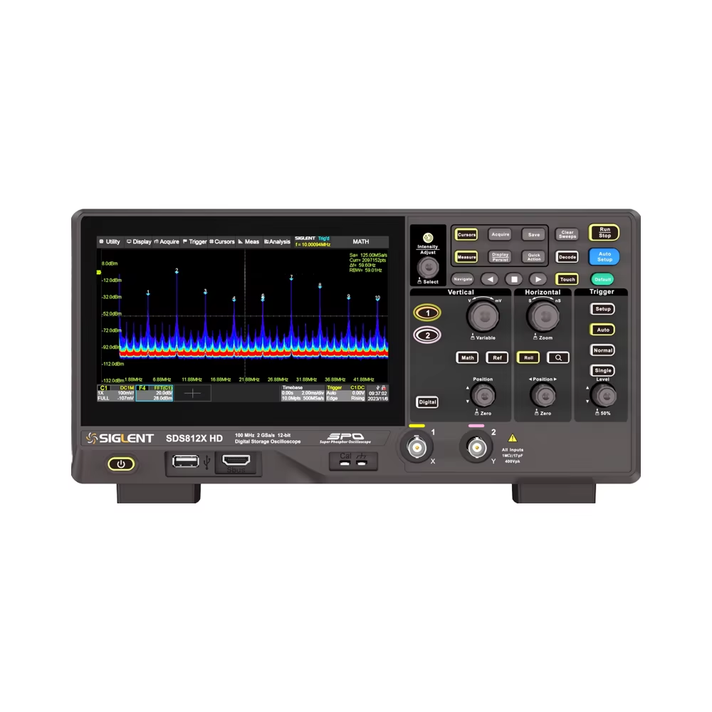 Siglent SDS812X HD 100MHz 12-b – Digital Storage Oscilloscope 100Mhz recenzja i cena