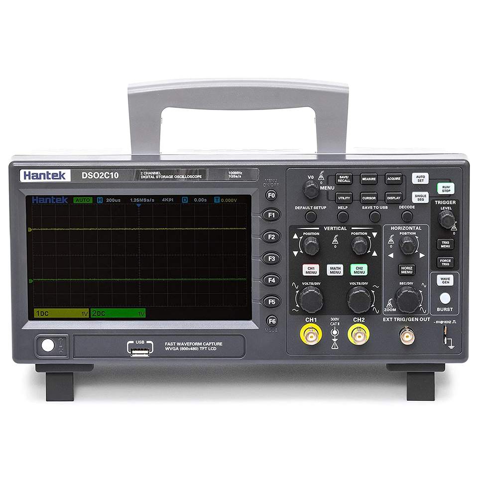 Hantek DSO2C10 2-kanałowy oscy – Digital Storage Oscilloscope 100Mhz recenzja i cena