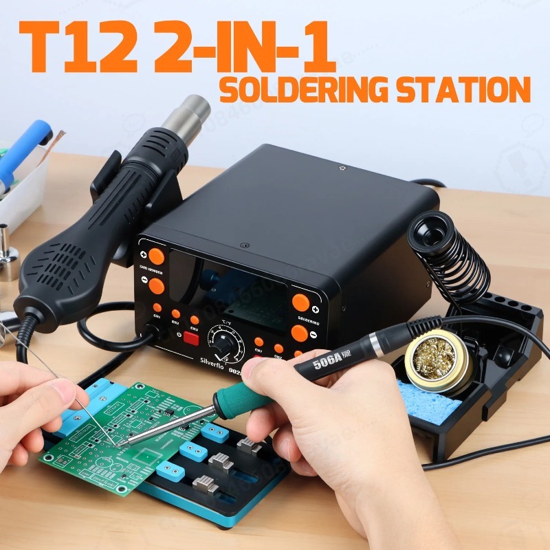 Stacja lutownicza 902D-IV 775W – Hot Air Rework Station T12 recenzja i cena