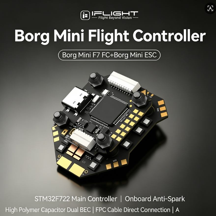 IFlight Borg F7 Mini Stack ICM – Fpv Flight Controller F7 Stack 60A recenzja i cena