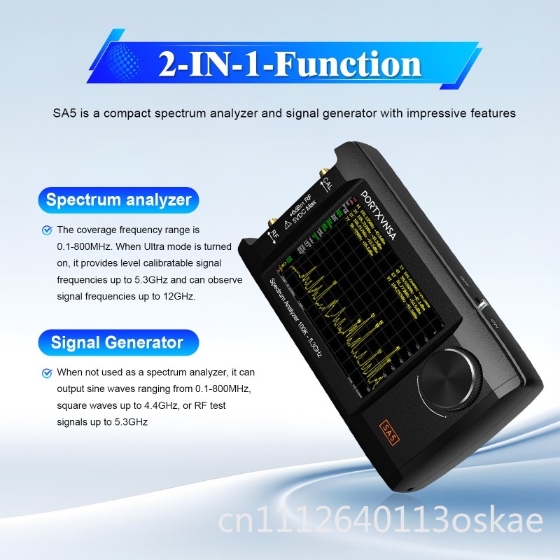 Wielofunkcyjny analizator widm – Signal Generator Spectrum Analyzer recenzja i cena