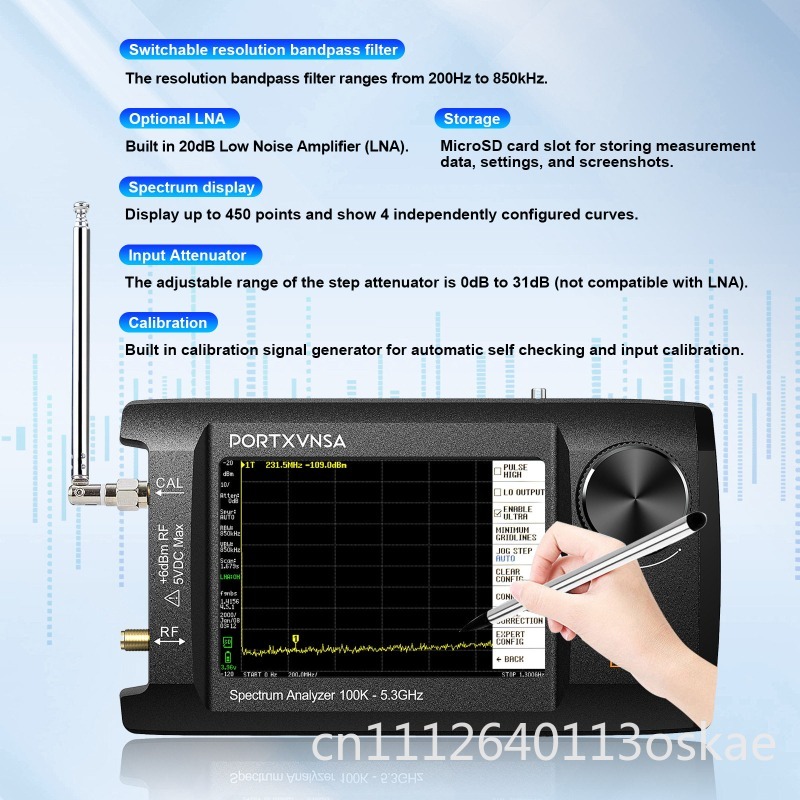 Wielofunkcyjny analizator widm – Signal Generator Spectrum Analyzer recenzja i cena