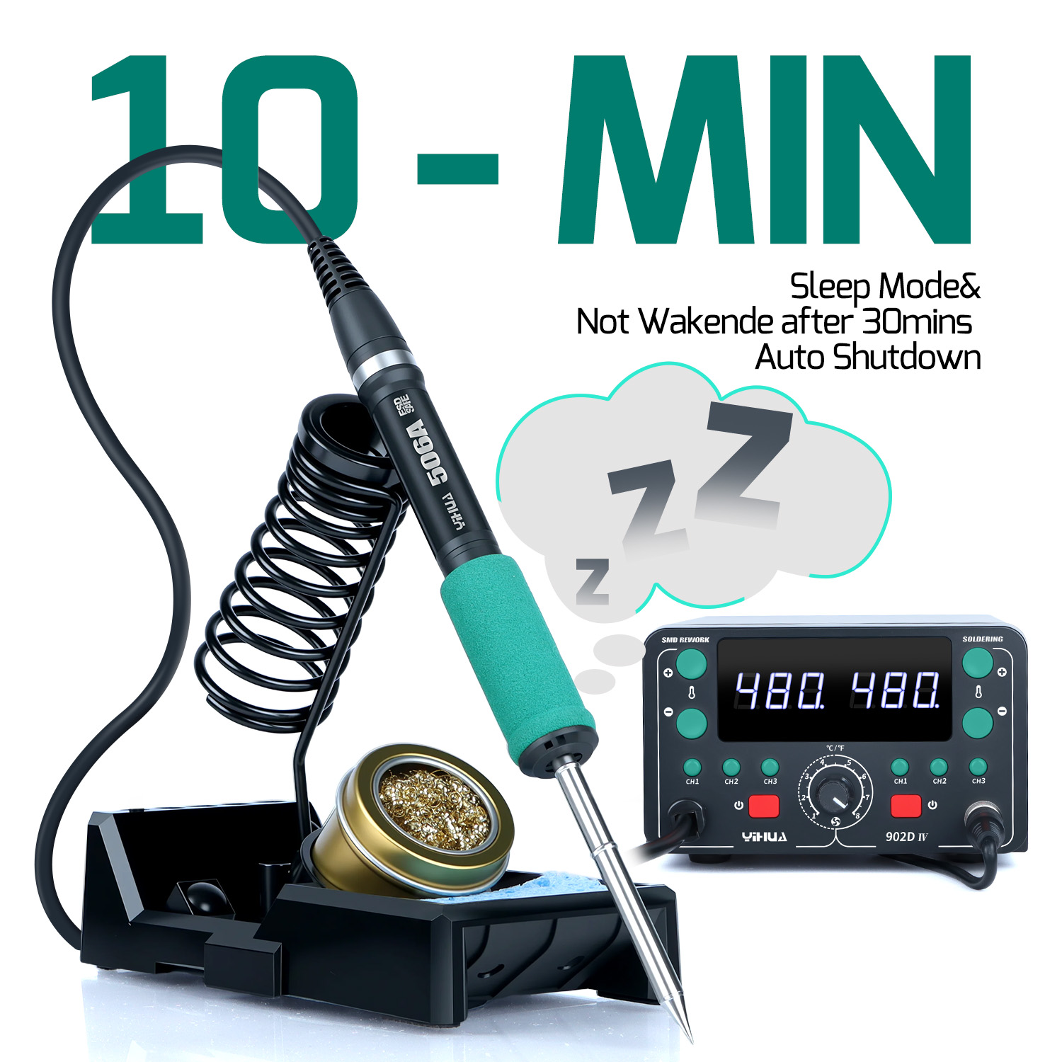 Stacja lutownicza 902D-IV 775W – Hot Air Rework Station T12 recenzja i cena