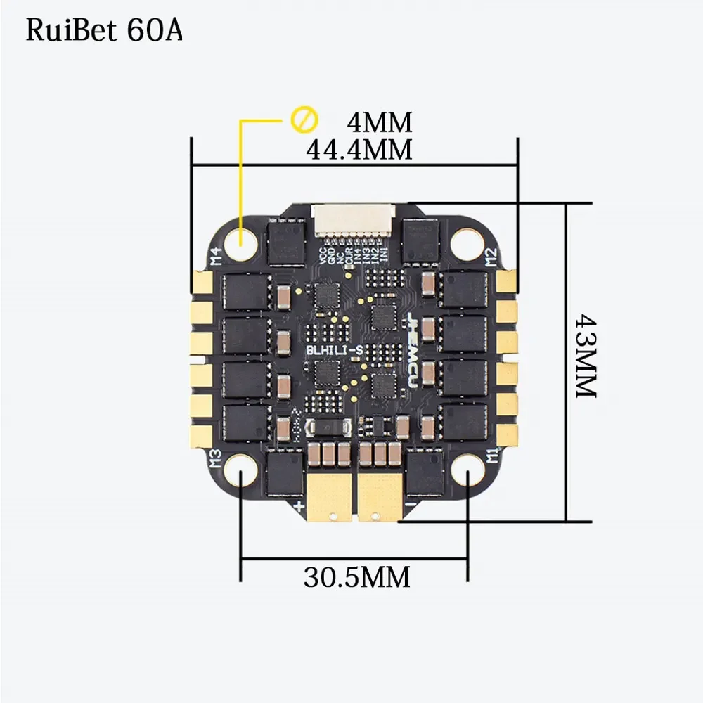 Kontroler lotu JHEMCU F7 F722  – Fpv Flight Controller F7 Stack 60A recenzja i cena