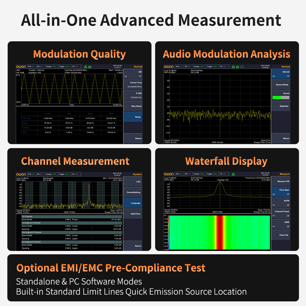 Analizator Widma OWON z Genera – Signal Generator Spectrum Analyzer recenzja i cena