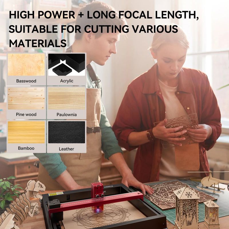 Atomstack A6 X6 S6 Pro 50W Cnc – Mini Laser Engraver Cnc Router recenzja i cena