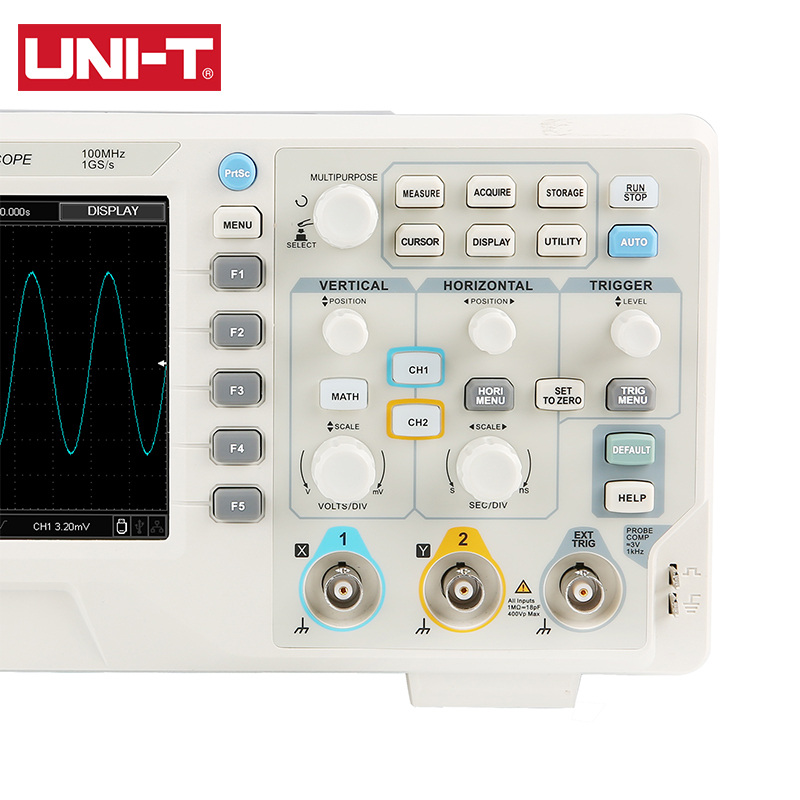UNI-T Oscyloskop Cyfrowy UTD21 – Digital Storage Oscilloscope 100Mhz recenzja i cena