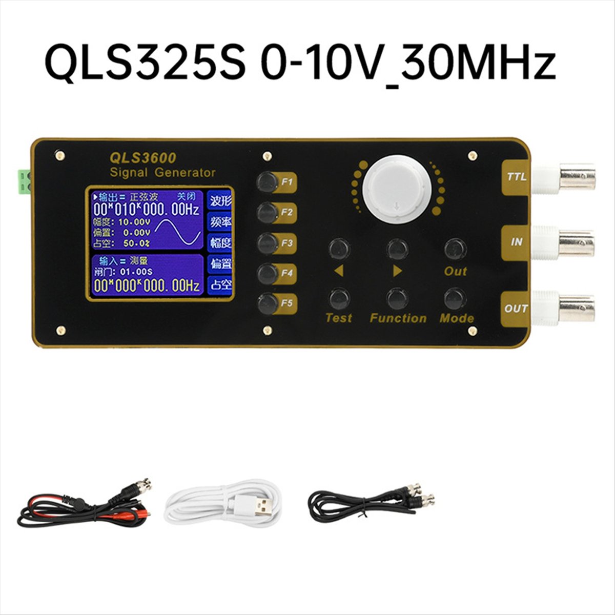 Generator sygnałów M85K QLS325 – Function Arbitrary Waveform Generator recenzja i cena