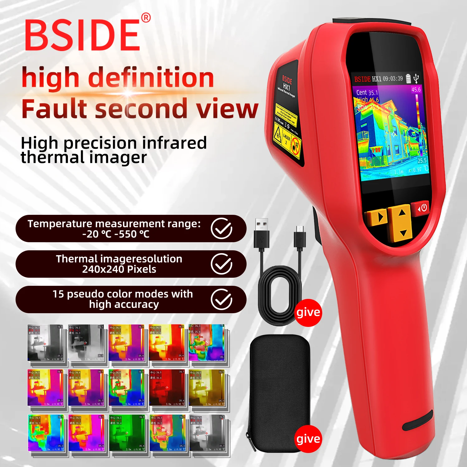 Kamera termowizyjna BSIDE HX1  – Thermal Imaging Camera Pcb Repair recenzja i cena