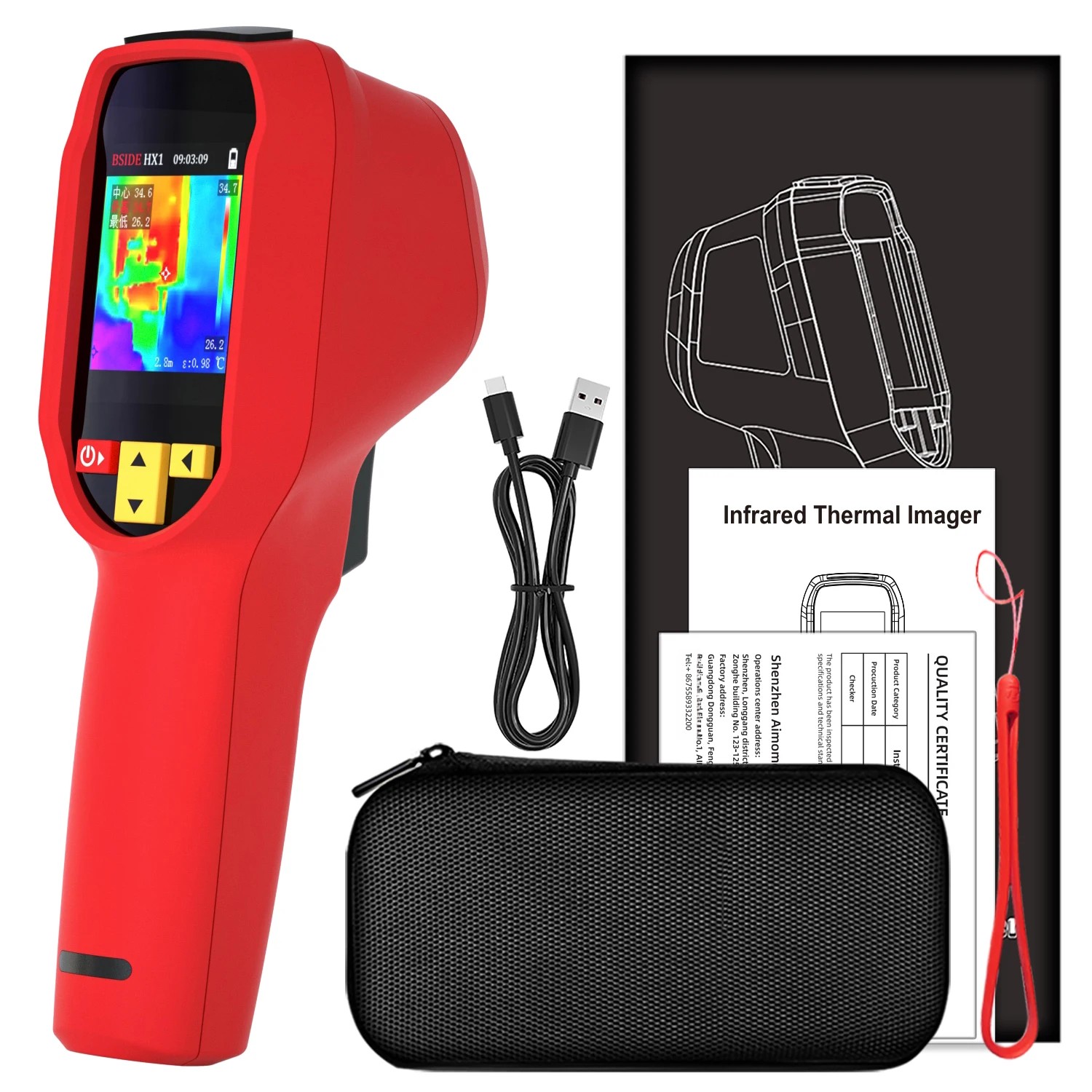 Kamera termowizyjna BSIDE HX1  – Thermal Imaging Camera Pcb Repair recenzja i cena