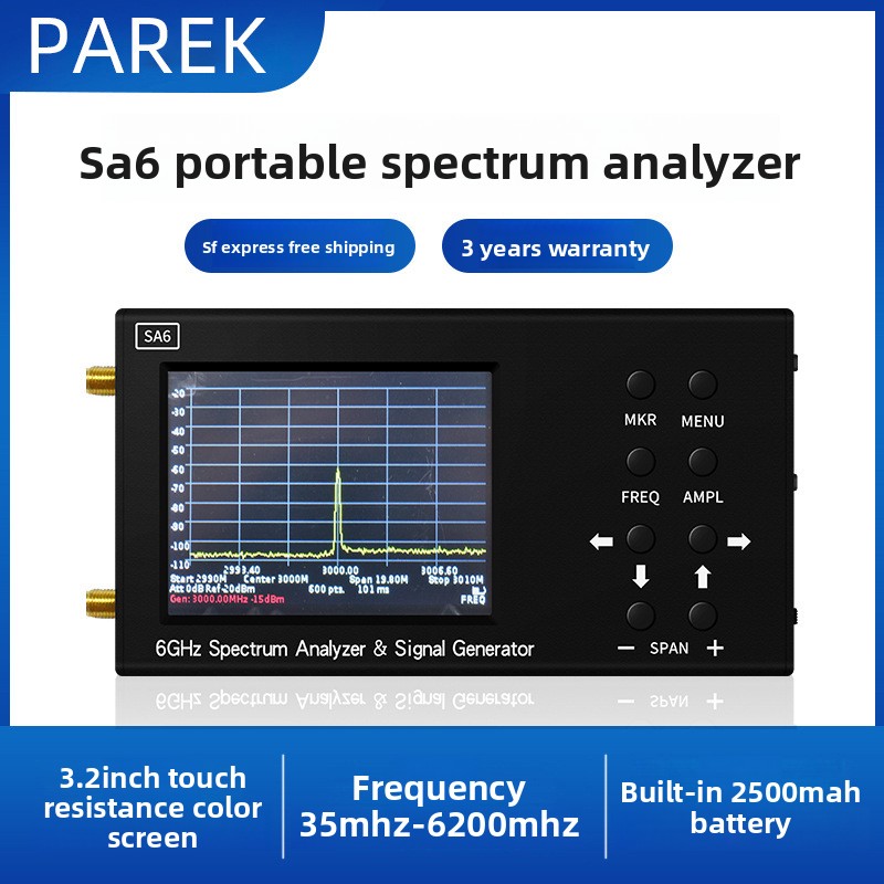 Analizator widma przenośny SA6 – Signal Generator Spectrum Analyzer recenzja i cena