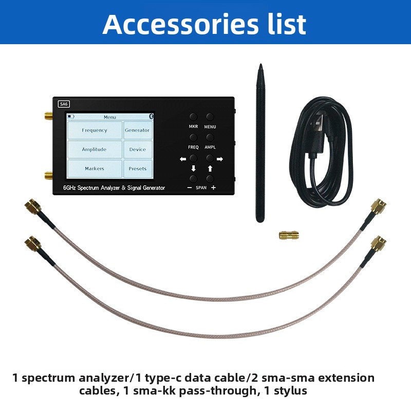 Analizator widma przenośny SA6 – Signal Generator Spectrum Analyzer recenzja i cena