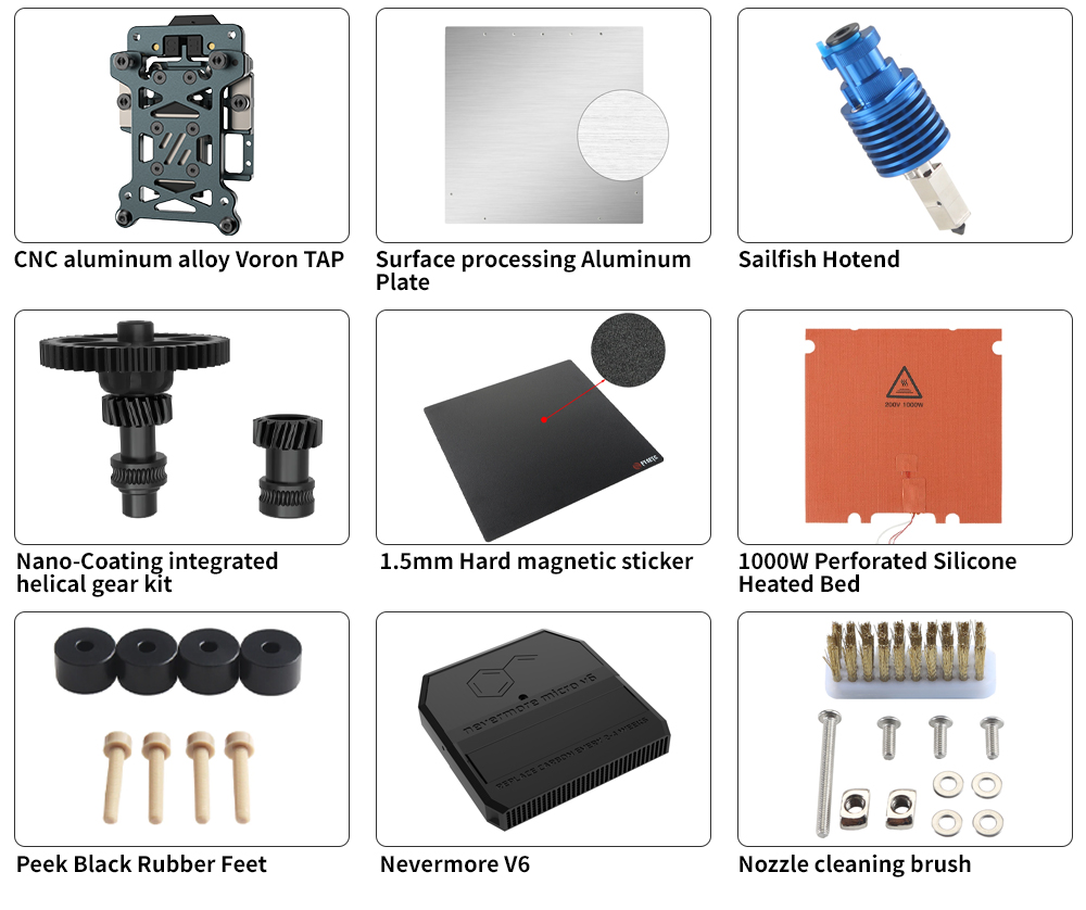 OYLP FYSETC Najnowszy zestaw d – Voron 2.4 R2 Kit recenzja i cena