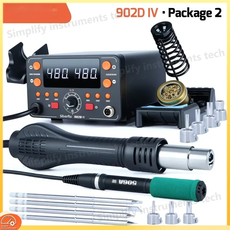 Stacja lutownicza 902D IV 775W – Hot Air Rework Station T12 recenzja i cena