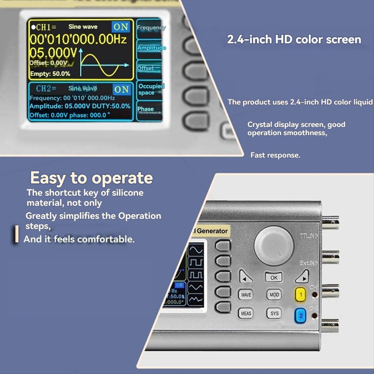 Przyjazny dla użytkownika! Dwu – Function Arbitrary Waveform Generator recenzja i cena