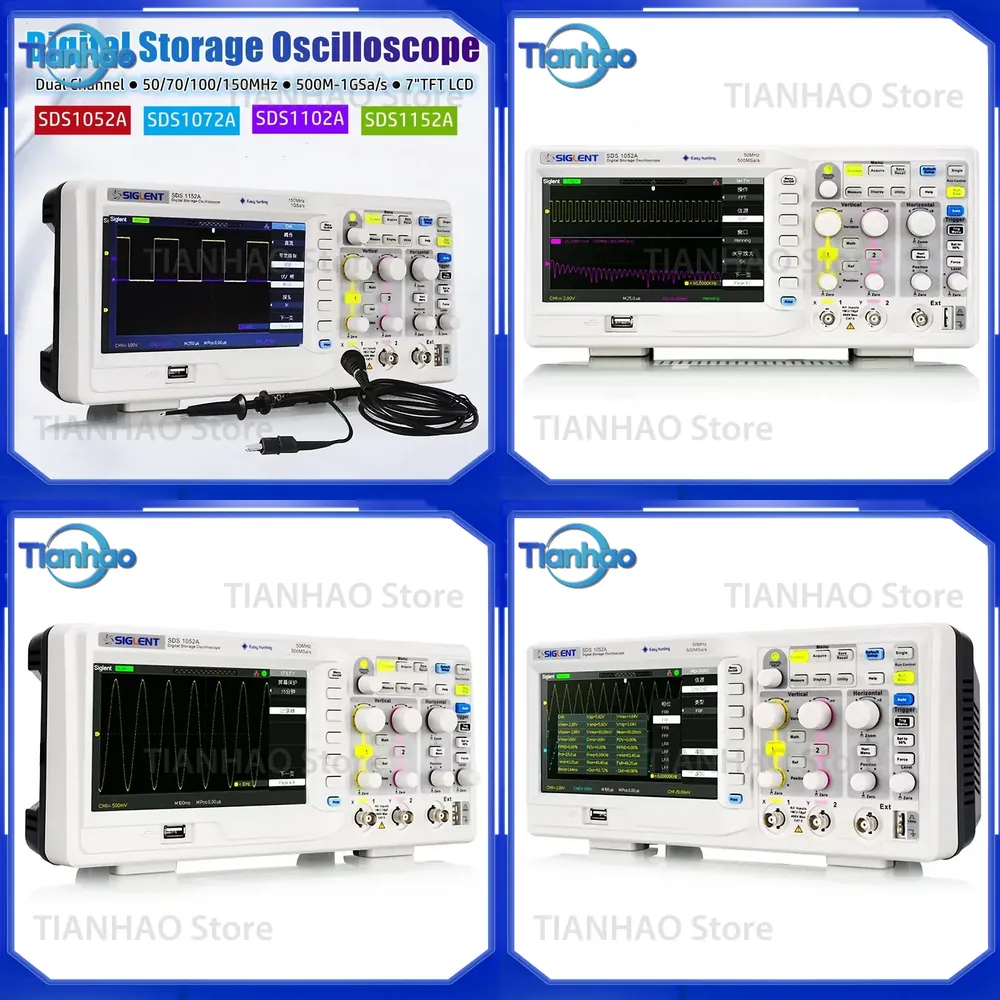 Oscyloskop cyfrowy do SIGLENT  – Digital Storage Oscilloscope 100Mhz recenzja i cena